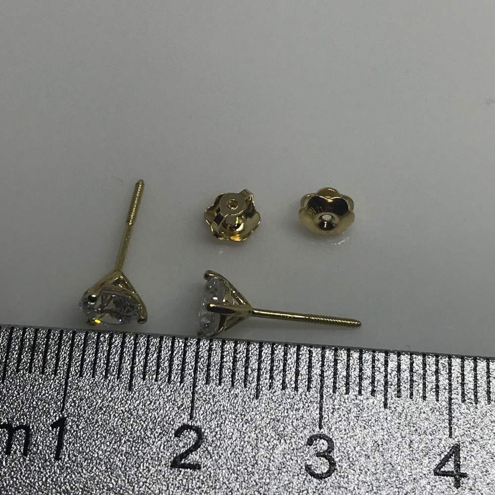 1ct Lab created diamond 14k martini - Picture 5 of 8